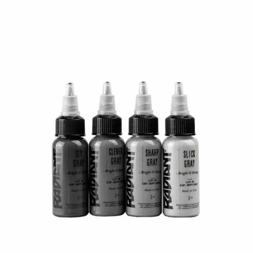 4 Grey Set Radiant Colors