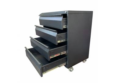 Carro organizador metálico